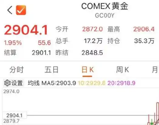 金價(jià)重回2900美元 為什么波動(dòng)這么大？
