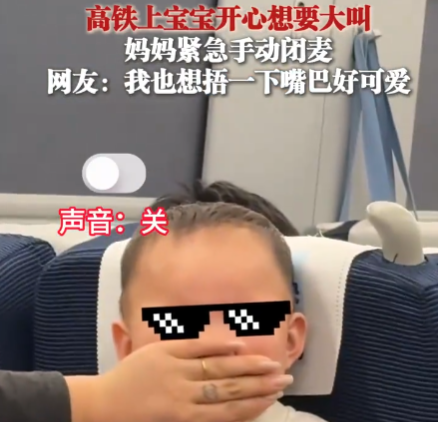萌娃坐高鐵激動(dòng)不已 媽媽手動(dòng)閉麥 實(shí)在太可愛(ài)了